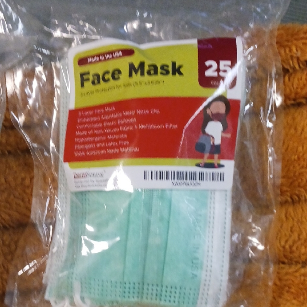 Kids 3-Layer Face Masks - Pack of 25